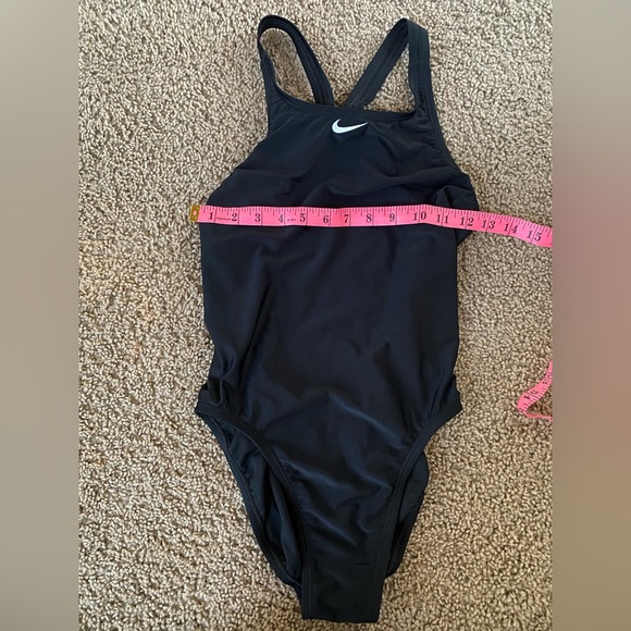 Nike Swim Women's Hydrastrong Fastback One Piece Black size 8 uk size 40 - Picture 5 of 6
